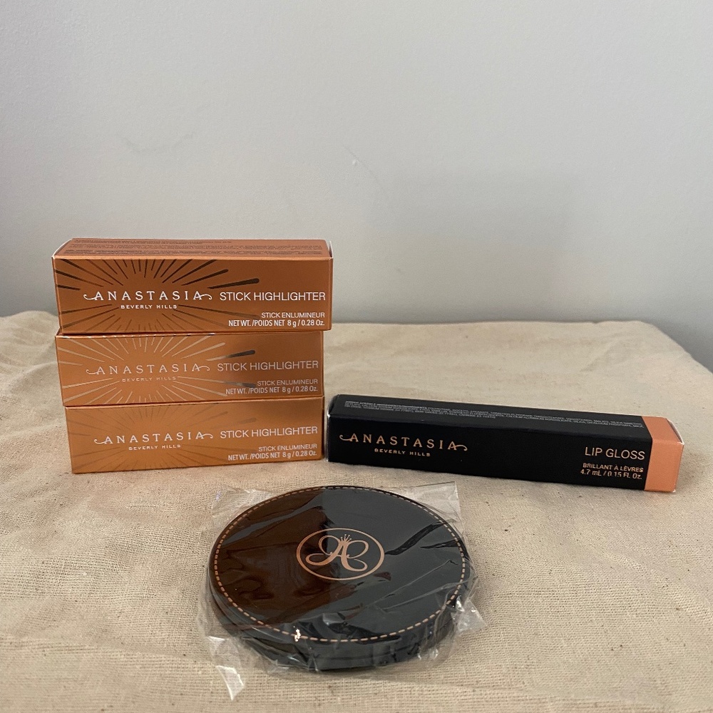 Anastasia Beverly Hills - Stick Highlighter, Lipgloss and Mirror